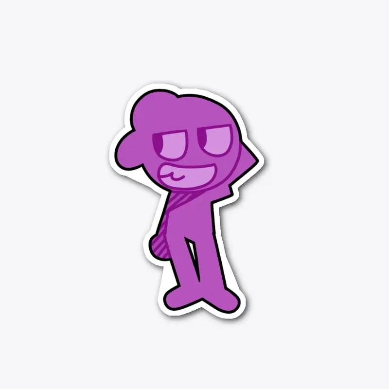 Snickering Shadow Cranky Sticker