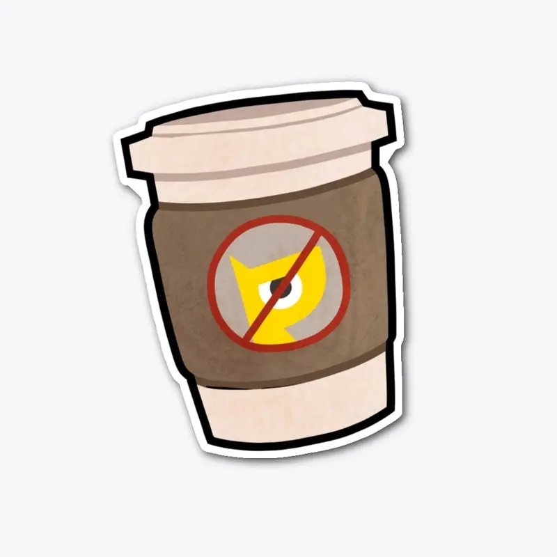 Anti-Coffee Clyde Sticker